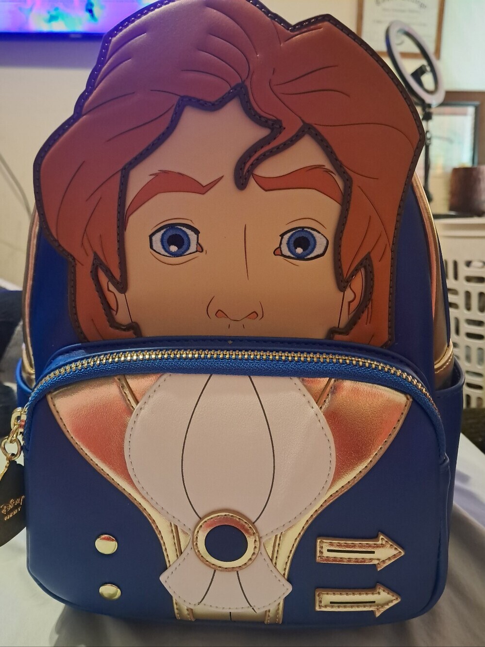 NWT Loungefly Disney Beauty and the Beast Prince Adam Cosplay Mini Backpack
